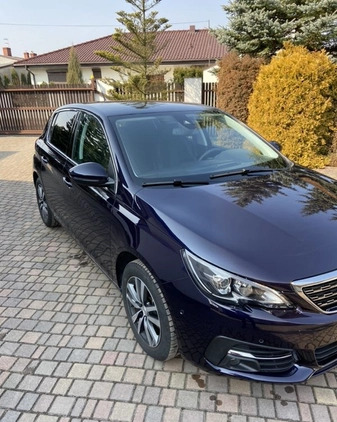 Peugeot 308 cena 54900 przebieg: 61000, rok produkcji 2019 z Łódź małe 781